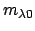$m_{\lambda 0}$