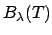 $B_\lambda(T)$