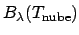 $B_\lambda(T_{\rm nube})$