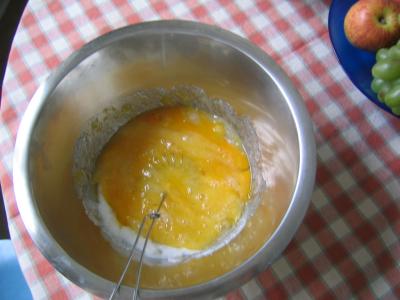 huevos y harina